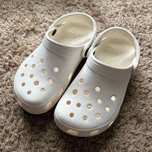 White Crocs